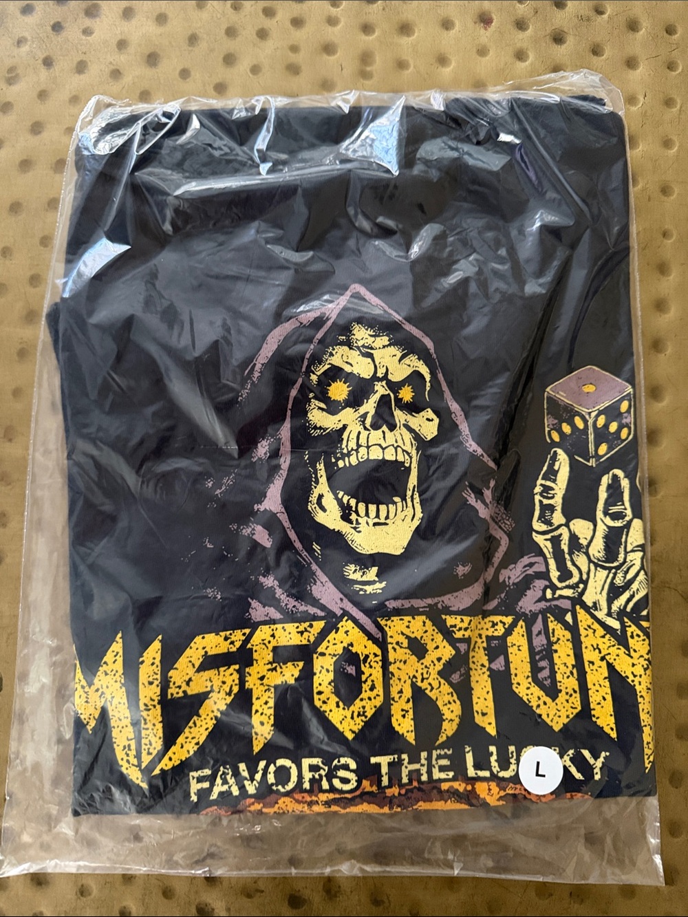 Misfortune Graphic Short Sleeve Tee - Black